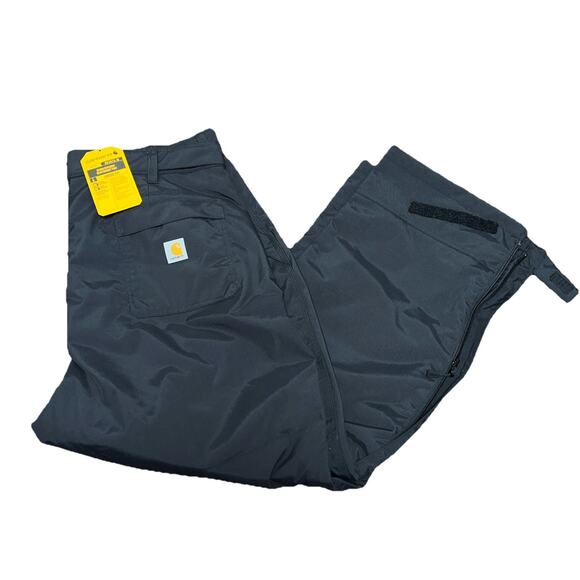 Carhartt Black Storm Defender Waterproof Heavyweight Pant Men's XL Short 30” - Picture 1 of 12